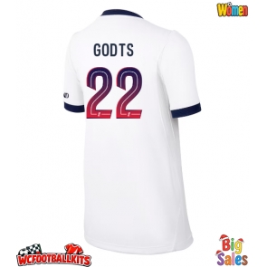 Paris Saint-Germain Mika Godts #22 Replica Away Stadium Shirt for Women 2026-27 Short Sleeve